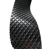 Transilon conveyor belts  in a distribution center